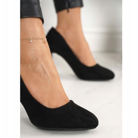 PJ1 Classic Pumps On A Bar Suede Black Eleanor 2