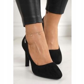 PJ1 Classic Pumps On A Bar Suede Black Eliana 2