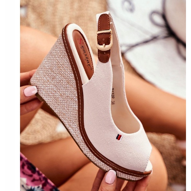 PS1 Tommy Beige Braided Wedge Sandals 1 PS1 Tommy Beige Braided Wedge Sandals 1