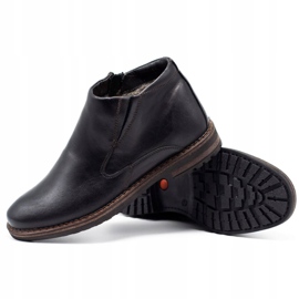 Mario Pala 293MP black men's winter boots brown 1