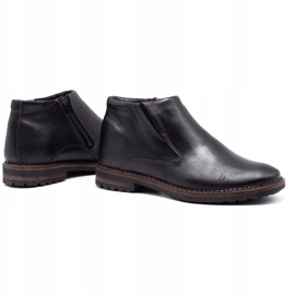 Mario Pala 293MP black men's winter boots brown 2