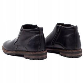 Mario Pala 293MP black men's winter boots brown 3