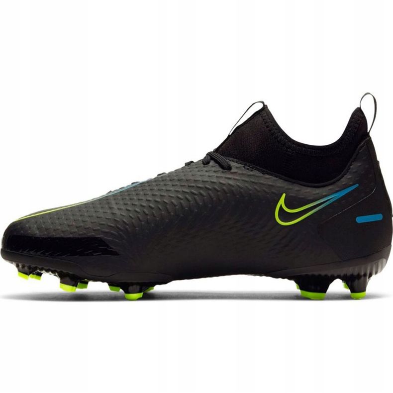 Nike Phantom Gt Academy Df FG / MG Jr CW6694-090 football shoes black black 2 Nike Phantom Gt Academy Df FG / MG Jr CW6694-090 football shoes black black 2