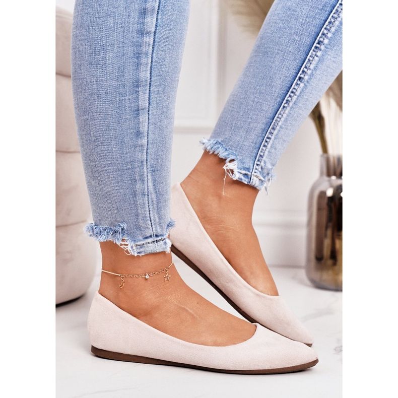 PS1 Delicate Ballerina In Spitz Suede Beige Dermeno 1