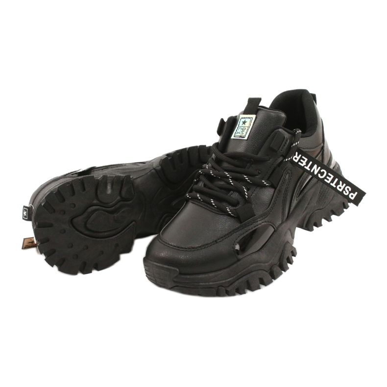 Evento Sports women's sneakers News 21SP26-3925 black 4