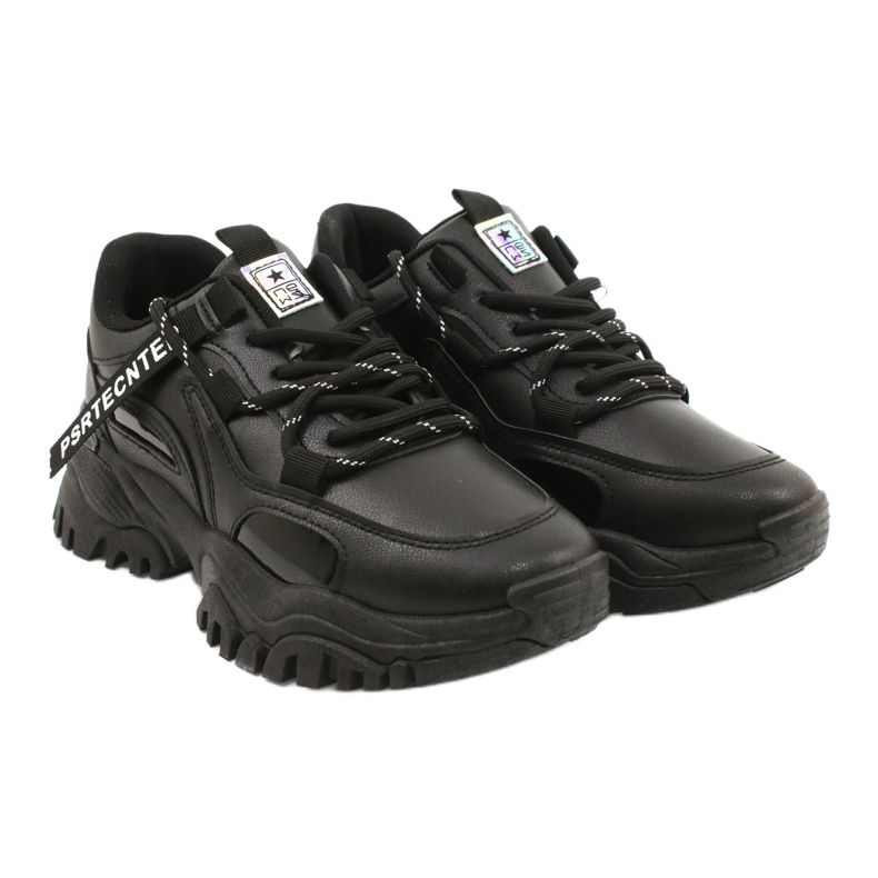 Evento Sports women's sneakers News 21SP26-3925 black 5 Evento Sports women's sneakers News 21SP26-3925 black 5