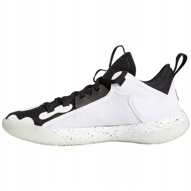 Adidas Harden Stepback 2 Jr FZ1545 basketball shoe white, white, black white 1 Adidas Harden Stepback 2 Jr FZ1545 basketball shoe white, white, black white 1