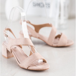 Kylie Beige Sandals On Low Bar 2 Kylie Beige Sandals On Low Bar 2