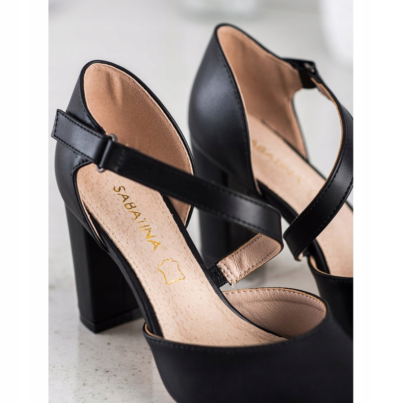 Sabatina Black Pumps With Eco Leather 1