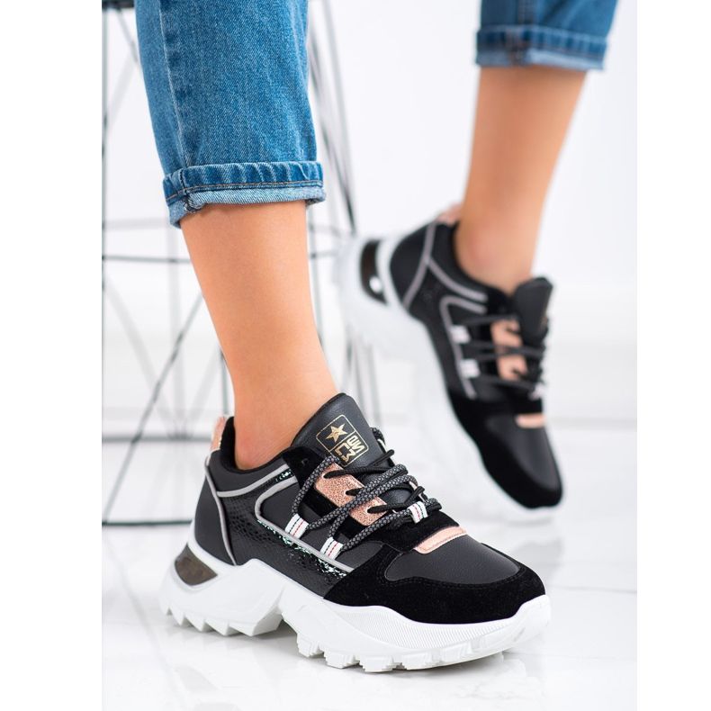 SHELOVET Stylish Sneakers black 2