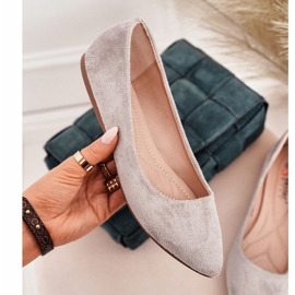 PS1 Gray Women's Ballerinas Suede Dermeno grey 1 PS1 Gray Women's Ballerinas Suede Dermeno grey 1