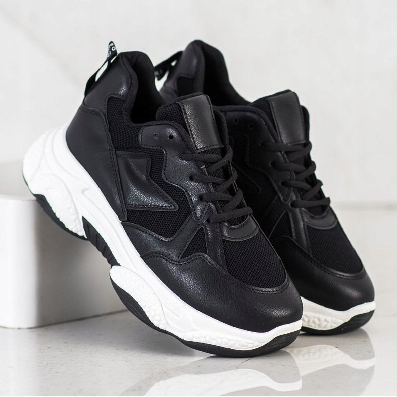 Fashion Comfortable Sneakers black 1