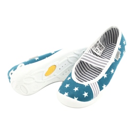 Befado children's shoes 193X066 white blue 4 Befado children's shoes 193X066 white blue 4