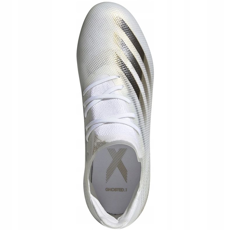 Adidas X GHOSTED.1 Fg Junior EG8181 football boots white 1