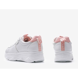 White and pink sneakers BO-529 1 White and pink sneakers BO-529 1