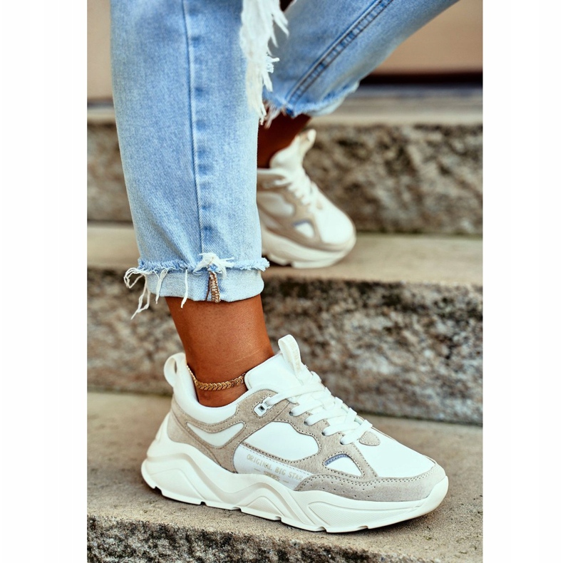 Women's sports shoes Big Star GG274657 beige 1 Women's sports shoes Big Star GG274657 beige 1