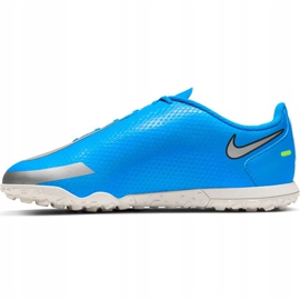 Nike Phantom Gt Club Tf Jr blue CK8483 400 soccer shoes 1