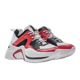 Thenisse red sneakers white black 1
