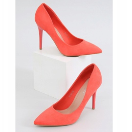 Pumps on a coral LL130 Red multicolored orange 1
