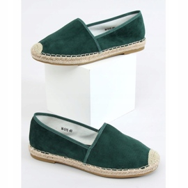 Green women's espadrilles M-515 DK.GREEN 1 Green women's espadrilles M-515 DK.GREEN 1