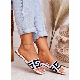Women's Classic Slippers White Melinda black 2