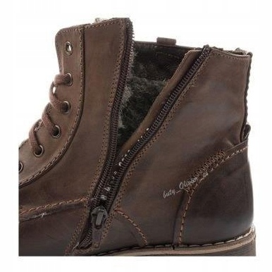 Mario Pala Men's boots with fur 312 brown 4