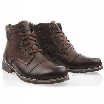 Mario Pala Men's boots with fur 312 brown 2