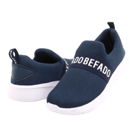 Befado youth shoes 516Q082 white navy blue 3