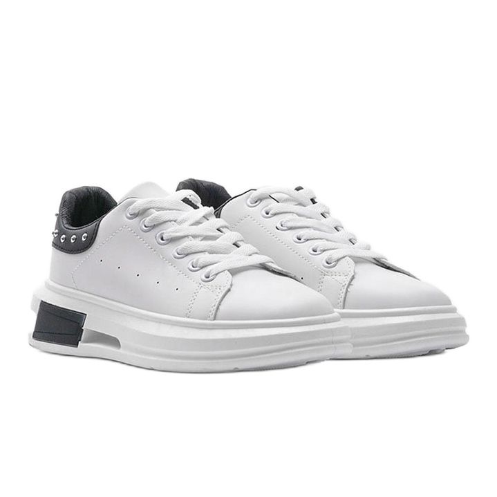 Taranto women's black and white sneakers 1