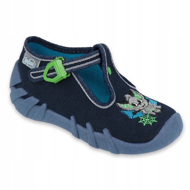 Befado children's shoes 110P388 navy blue green 1 Befado children's shoes 110P388 navy blue green 1