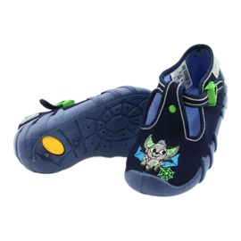Befado children's shoes 110P388 navy blue green 4 Befado children's shoes 110P388 navy blue green 4