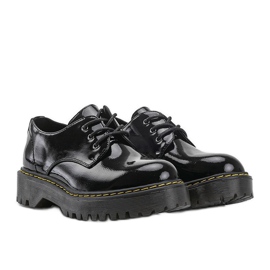 Black patent lacquered boots, Marilyn boots 1