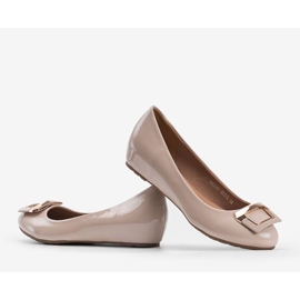 Beige wedge heel shoes Lillie 1 Beige wedge heel shoes Lillie 1