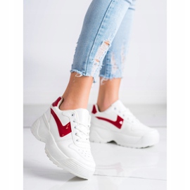 Kylie Sneakers On The Platform white 1