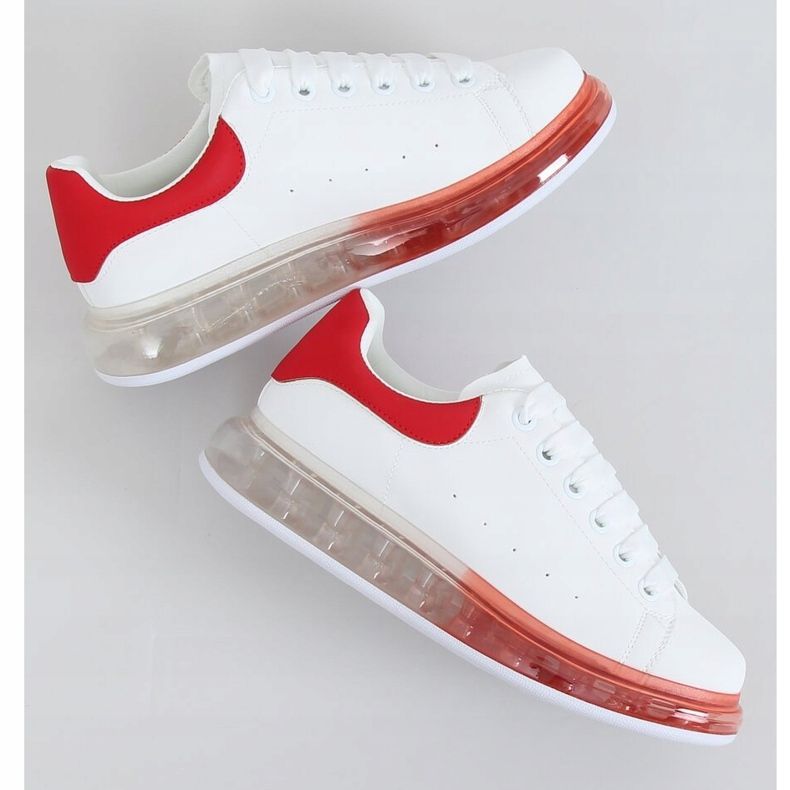 Ombre sneakers N03 WHITE / RED 1