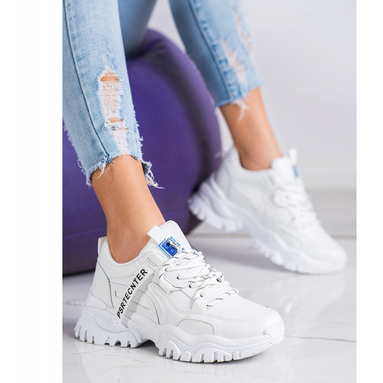 SHELOVET Spring Fashion Sneakers white 2
