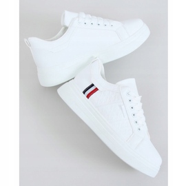 White women's sneakers NB378P White 1