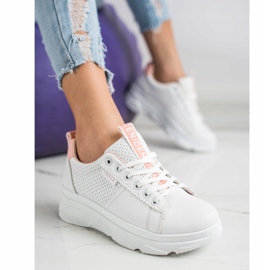 SHELOVET Sneakers On The White Nice Platform 2