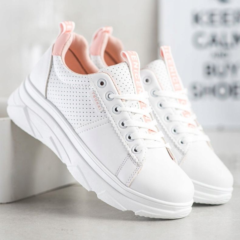 SHELOVET Sneakers On The White Nice Platform 1