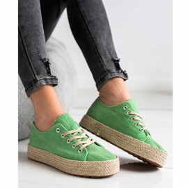 Kylie Stylish Espadrilles green 1