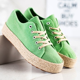 Kylie Stylish Espadrilles green 2