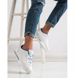 SHELOVET Openwork Sneakers Super white 1 SHELOVET Openwork Sneakers Super white 1