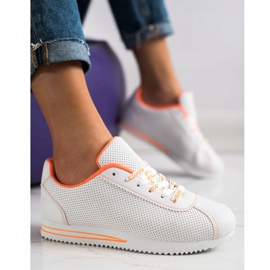 SHELOVET Openwork Sneakers Super white 2