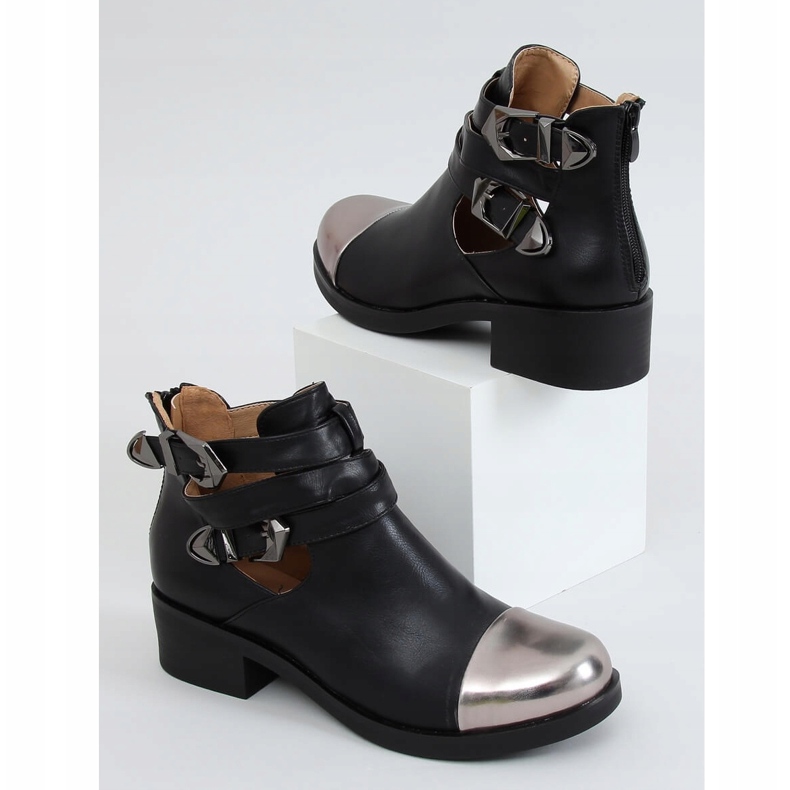 Black 9100 Black cut boots 1