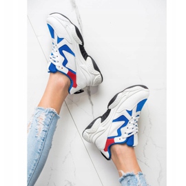 Fashion Comfortable Sneakers white multicolored 1