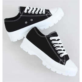 Black women's sneakers LA138 Black 1