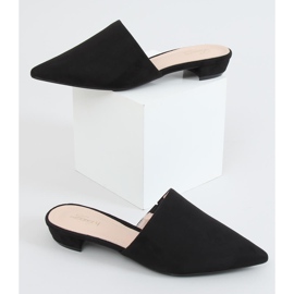 Black almond slippers MM-799 Black 1 Black almond slippers MM-799 Black 1