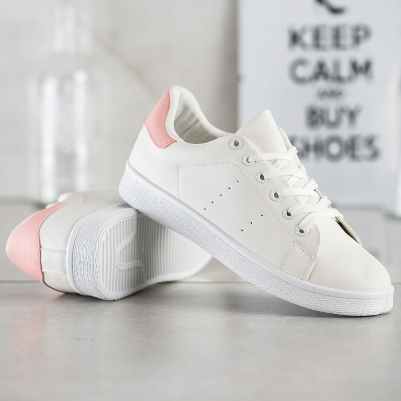 SHELOVET Low Sport Shoes white 1
