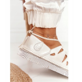 Women's Leather Shoes Maciejka Beige-Gold 04449-25 golden 1