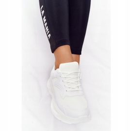 FB2 Women's Sneakers On Large Sole White Delusion 2